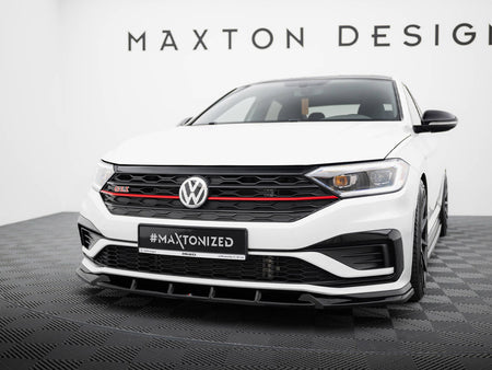 Maxton Design Front Splitter V.1 Volkswagen Jetta GLI Mk7 - VW-JE-7-GLI-FD1G - Image 2