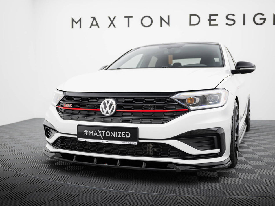 Maxton Design Front Splitter V.1 Volkswagen Jetta GLI Mk7 - VW-JE-7-GLI-FD1G - Image 2