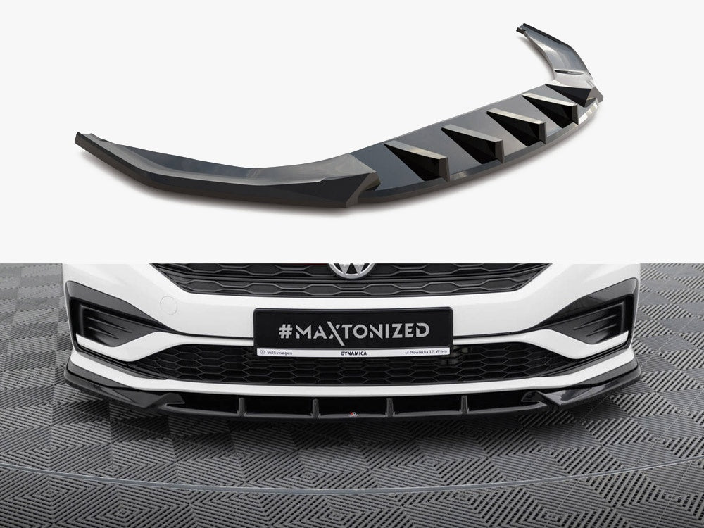 Maxton Design Front Splitter V.1 Volkswagen Jetta GLI Mk7 - VW-JE-7-GLI-FD1G - Image 1