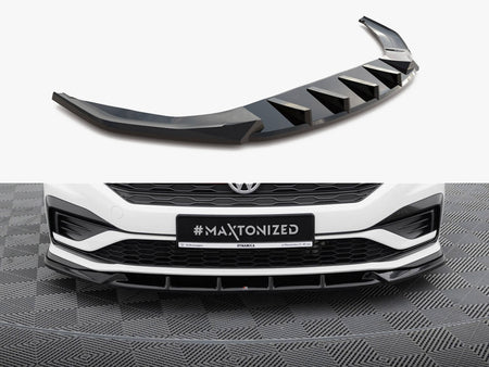 Maxton Design Front Splitter V.1 Volkswagen Jetta GLI Mk7 - VW-JE-7-GLI-FD1G - Image 1