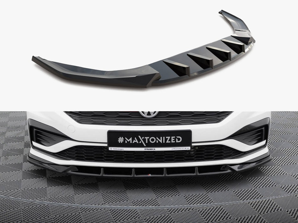 Maxton Design Front Splitter V.1 Volkswagen Jetta GLI Mk7 - VW-JE-7-GLI-FD1G - Image 1