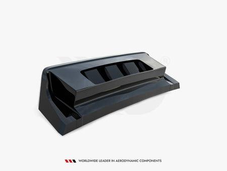 Maxton Design Central Rear Splitter (Vertical Bars) Volkswagen T-Roc R Mk1 - VW-T-ROC-1PF-R-RD1G+RD2G - Image 8