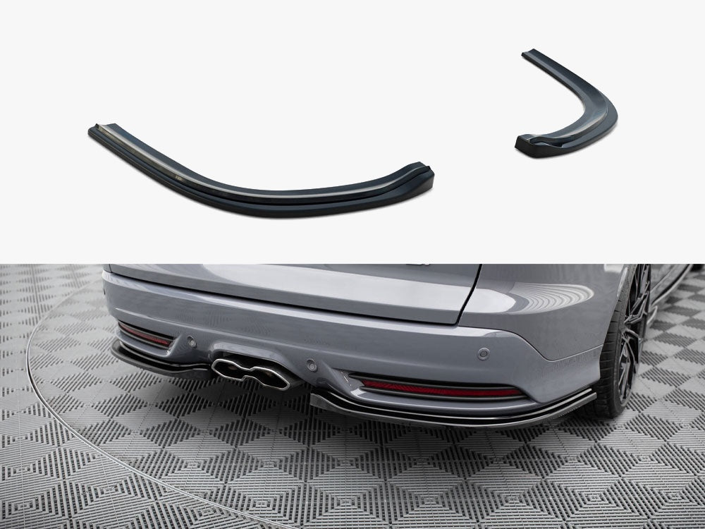 Rear Side Splitters Ford Focus ST Mk3 Estate - Carbon Look
