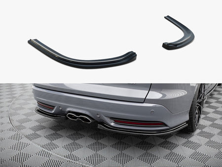 Rear Side Splitters Ford Focus ST Mk3 Estate - Carbon Look