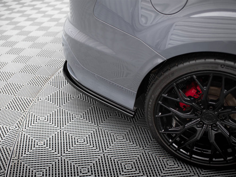 Maxton Design Rear Side Splitters Ford Focus ST Mk3 Estate - Carbon Look - FO-FO-3-ST-VA-RSD1C - Image 4