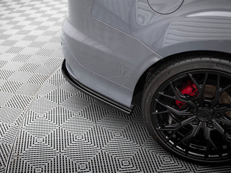 Rear Side Splitters Ford Focus ST Mk3 Estate - Carbon Look