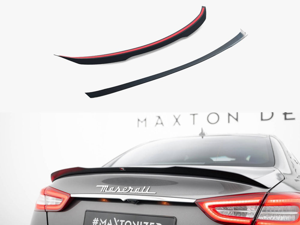 Spoiler CAP Maserati Quattroporte Mk6 - Carbon Look