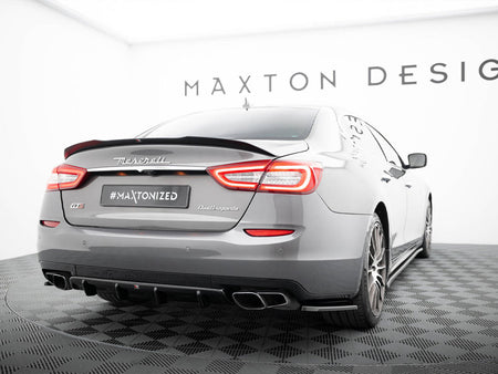 Maxton Design Spoiler CAP Maserati Quattroporte Mk6 - Carbon Look - MS-QP-6-CAP1C - Image 2
