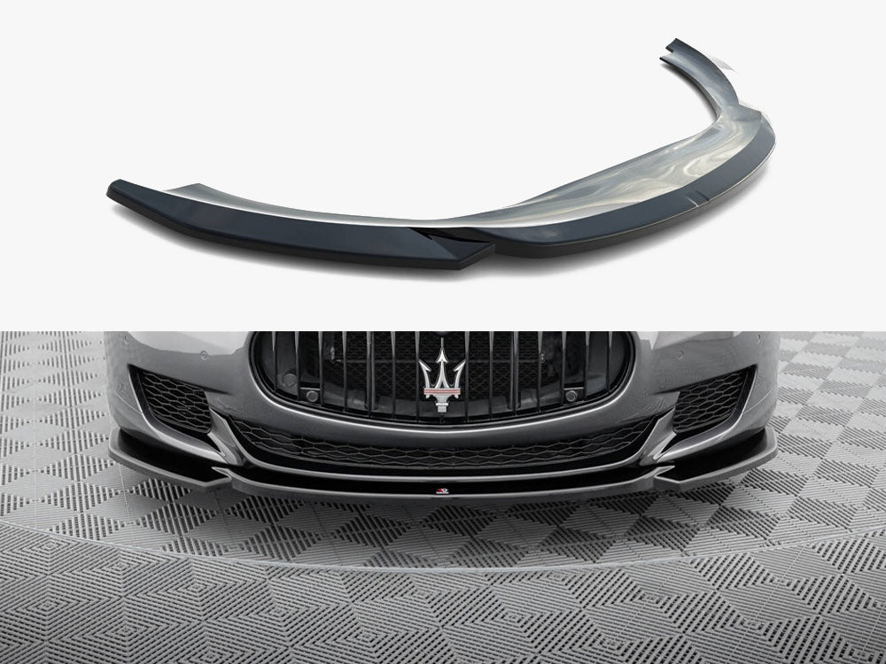 Maxton Design Front Splitter Maserati Quattroporte Mk6 - MS-QP-6-FD1G - Image 1