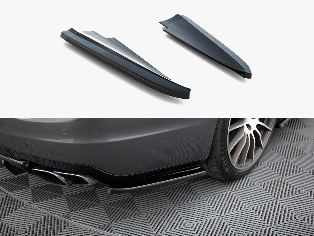 Maxton Design Rear Side Splitters Maserati Quattroporte Mk6 - Carbon Look - MS-QP-6-RSD1C - Image 1