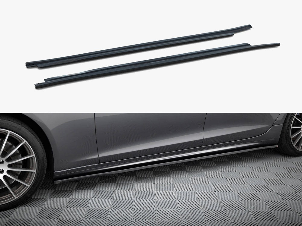Maxton Design Side Skirts Diffusers Maserati Quattroporte Mk6 - MS-QP-6-SD1G - Image 1