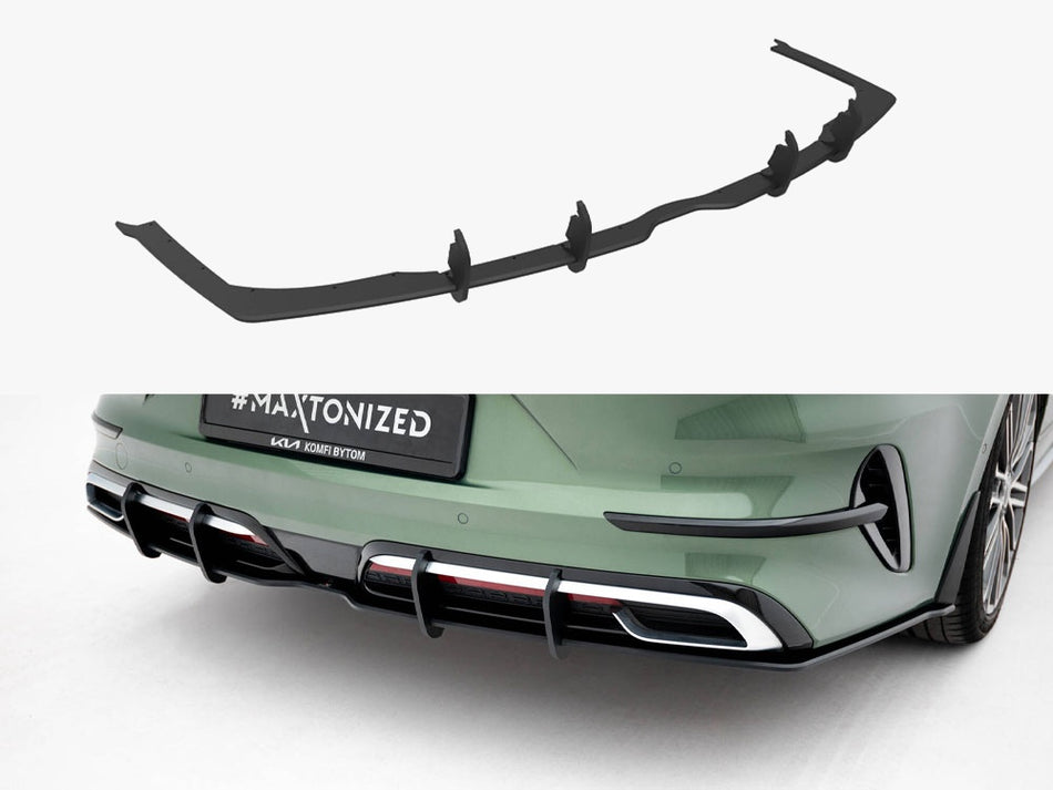 Maxton Design Street PRO Rear Diffuser Kia Proceed GT-Line Mk1 Facelift - KICE3FPROGTLINECNC-RS1B - Image 1