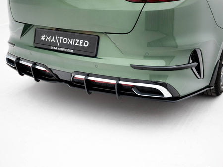 Maxton Design Street PRO Rear Diffuser Kia Proceed GT-Line Mk1 Facelift - KICE3FPROGTLINECNC-RS1B - Image 3