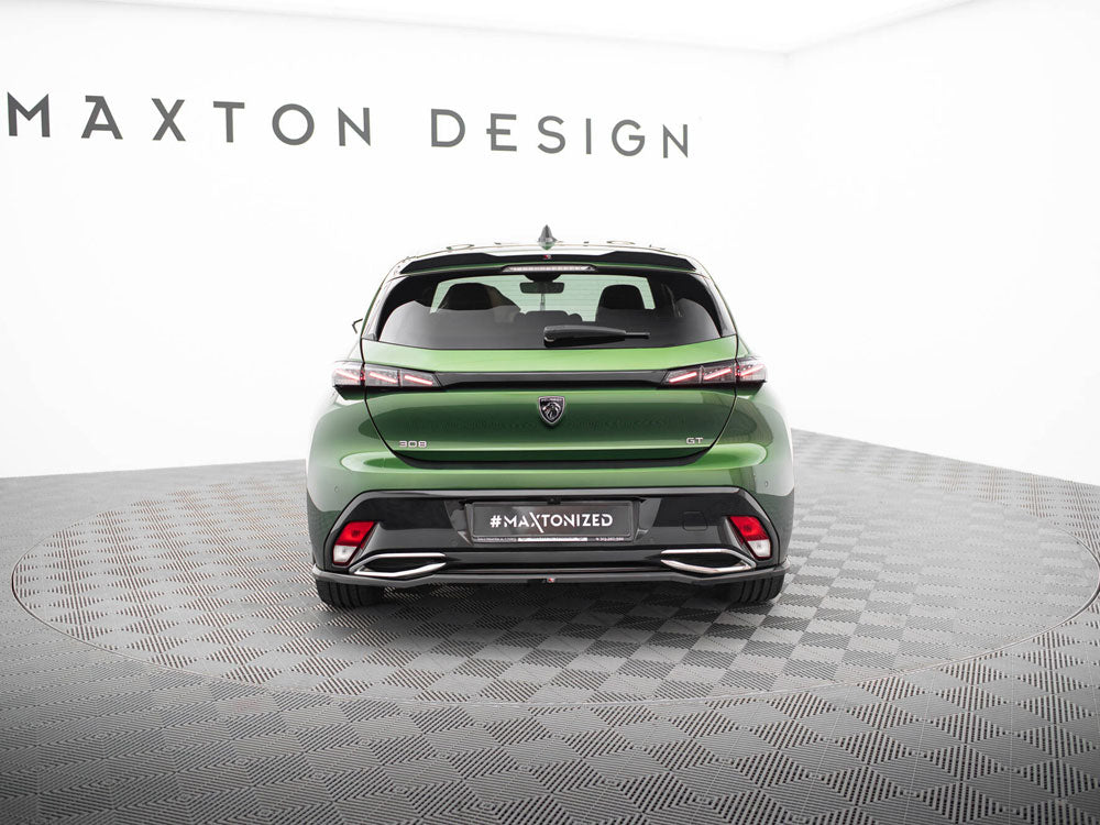 Maxton Design Rear Splitter (Vertical Bars) Peugeot 308 Hatchback Mk3 - PE-308-3-GT-RD1G+RD2G - Image 3