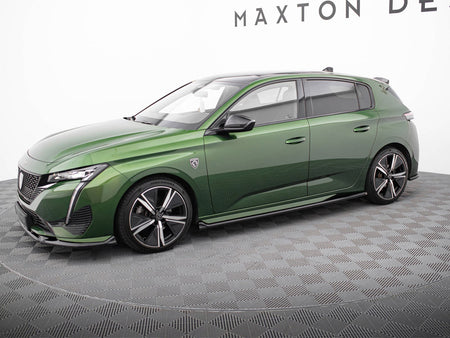 Maxton Design Side Skirts Diffusers Peugeot 308 Hatchback Mk3 - PE-308-3-GT-SD1G - Image 2