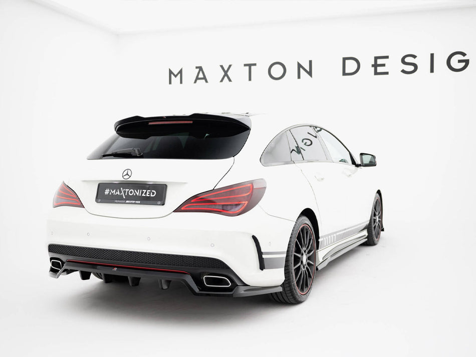 Maxton Design Rear Splitter (Vertical Bars) Mercedes-Benz CLA AMG-Line C117 - ME-CLA-117-AMGLINE-SB-RD1G+RD2G - Image 2