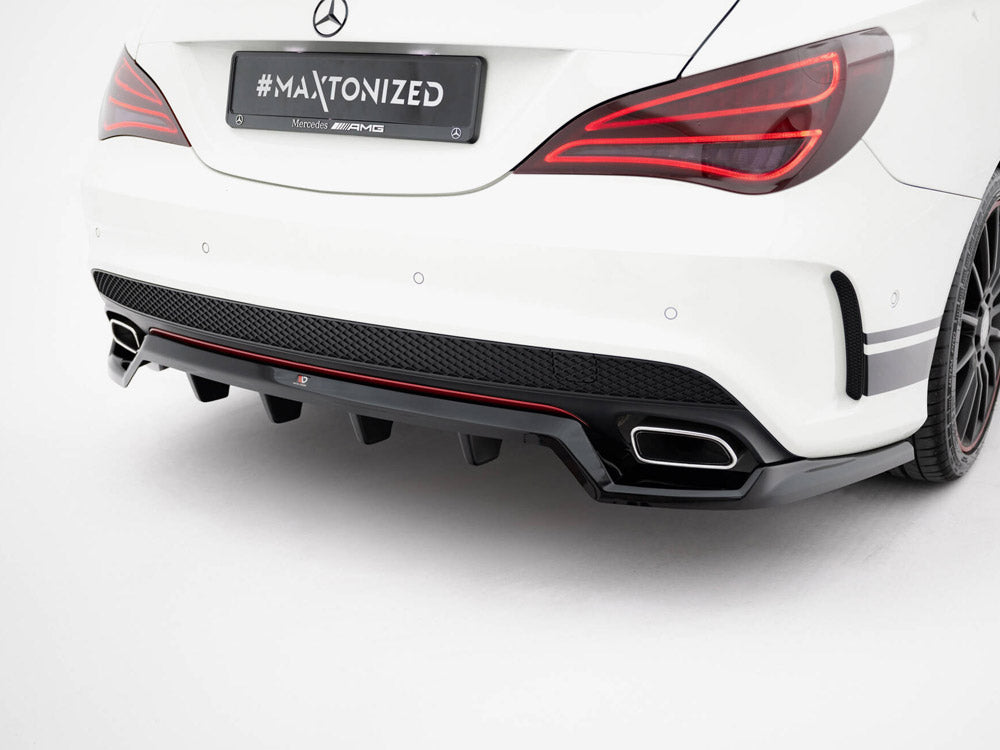 Maxton Design Rear Splitter (Vertical Bars) Mercedes-Benz CLA AMG-Line C117 - ME-CLA-117-AMGLINE-SB-RD1G+RD2G - Image 3