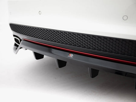 Maxton Design Rear Splitter (Vertical Bars) Mercedes-Benz CLA AMG-Line C117 - ME-CLA-117-AMGLINE-SB-RD1G+RD2G - Image 4