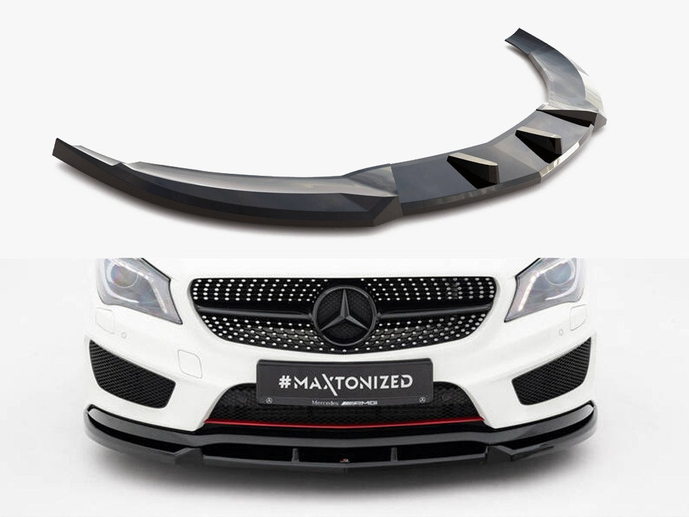 Maxton Design Front Splitter Mercedes-Benz CLA AMG-Line C117 - ME-CLA-117-AMGLINE-SB-FD1G - Image 1