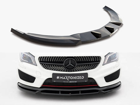 Maxton Design Front Splitter Mercedes-Benz CLA AMG-Line C117 - ME-CLA-117-AMGLINE-SB-FD1G - Image 1