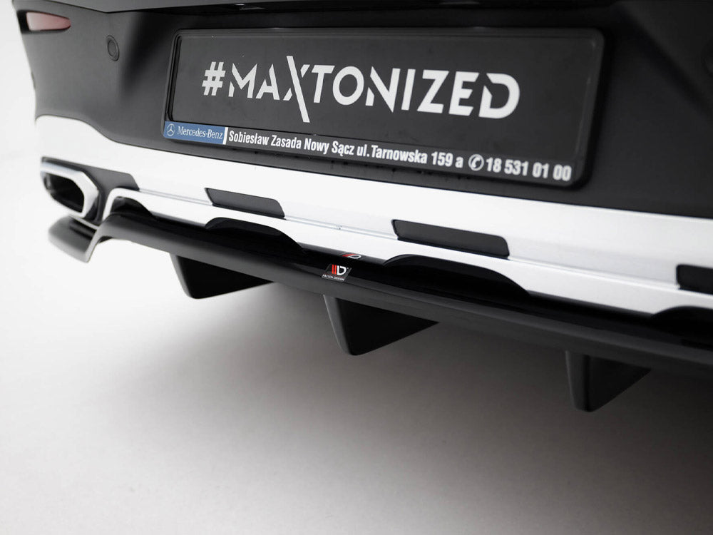 Maxton Design Rear Splitter (Vertical Bars) Mercedes-Benz GLC Coupe AMG-Line C254 - ME-GLC-C254-AMGLINE-RD1G+RD2G - Image 6