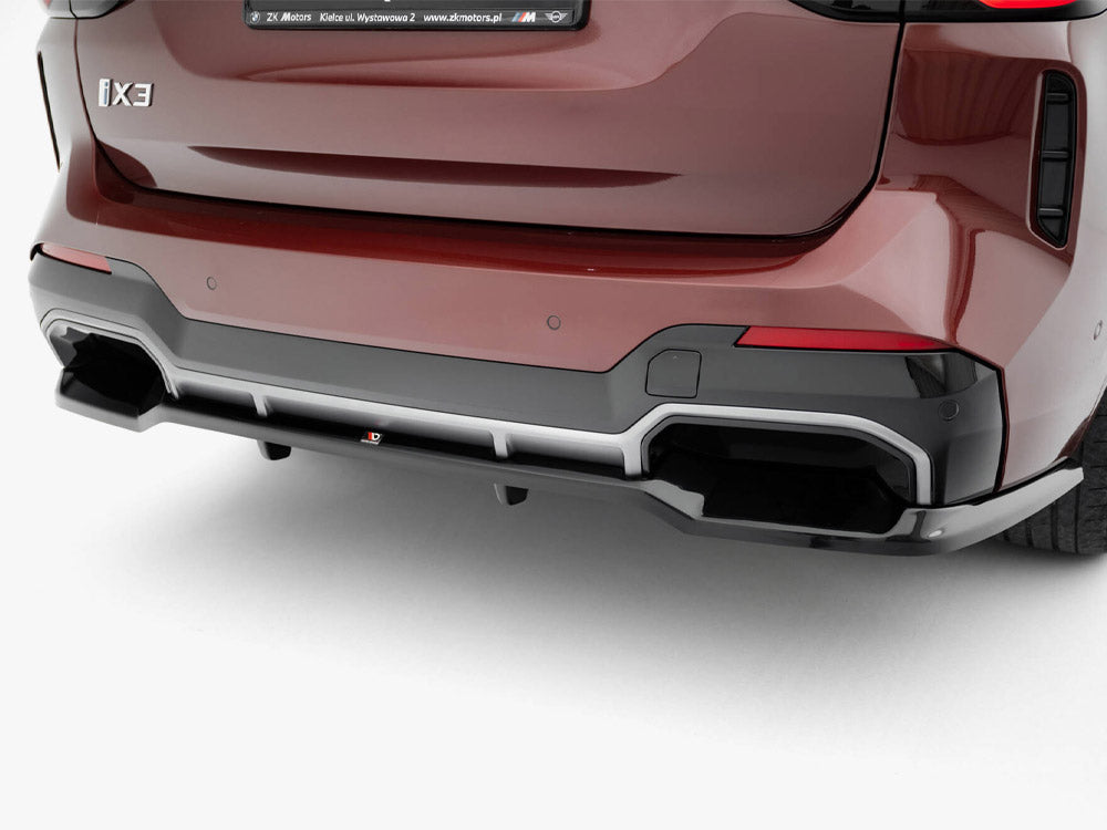 Maxton Design Rear Splitter (Vertical Bars) BMW iX3 M-Pack G08 Facelift - BM-IX3-1-MPACK-RD1G+RD2G - Image 3
