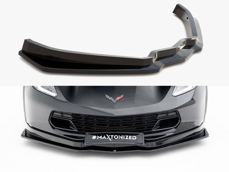 Maxton Design Front Splitter V.1 Chevrolet Corvette C7 - CH-CO-C7-FD1G+FD1RG - Image 1