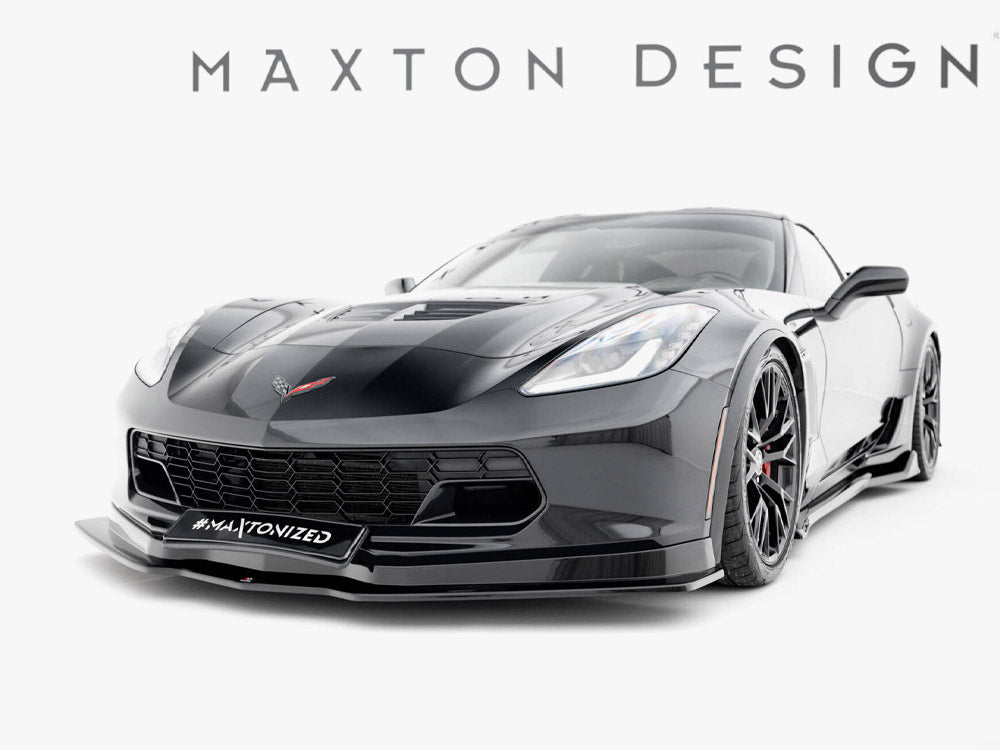 Front Splitter V.1 Chevrolet Corvette C7 - Carbon Look