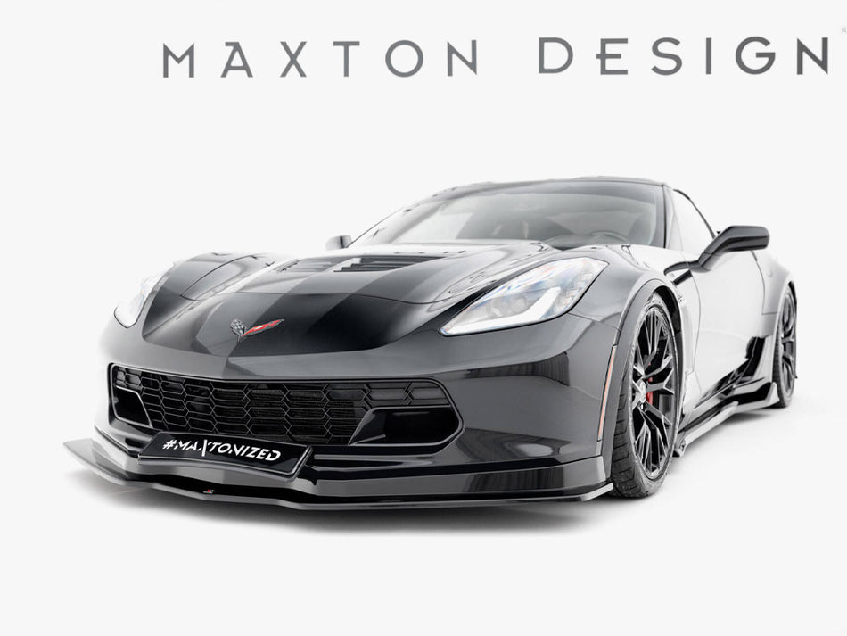 Maxton Design Front Splitter V.1 Chevrolet Corvette C7 - CH-CO-C7-FD1G+FD1RG - Image 2