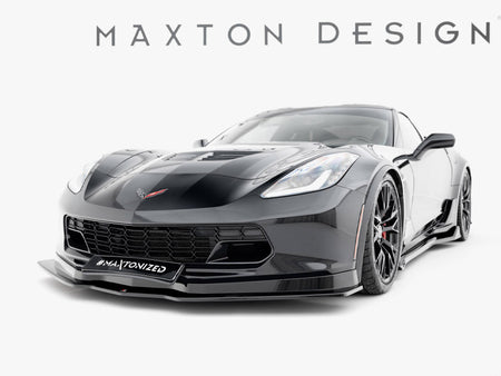Maxton Design Front Splitter V.1 Chevrolet Corvette C7 - CH-CO-C7-FD1G+FD1RG - Image 2