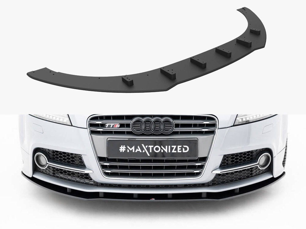 Maxton Design Street PRO Front Splitter Audi TT S / TT S-Line 8J Facelift - AUTT2SLINECNC-FD1B - Image 1