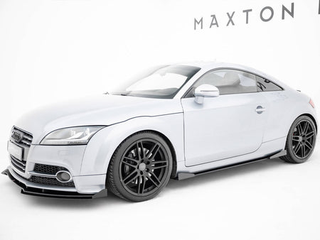 Maxton Design Street PRO Side Skirts Diffusers + Flaps Audi TT S / TT S-Line 8J Facelift - AUTT2SLINECNC-SD1B+SF1G - Image 2