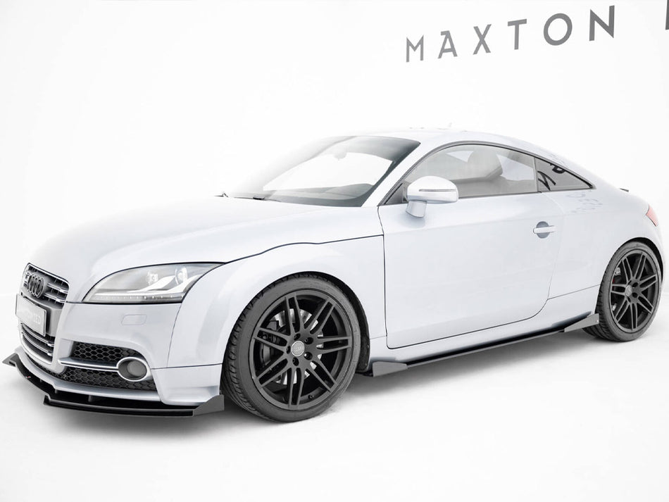 Maxton Design Street PRO Side Skirts Diffusers + Flaps Audi TT S / TT S-Line 8J Facelift - AUTT2SLINECNC-SD1B+SF1G - Image 2