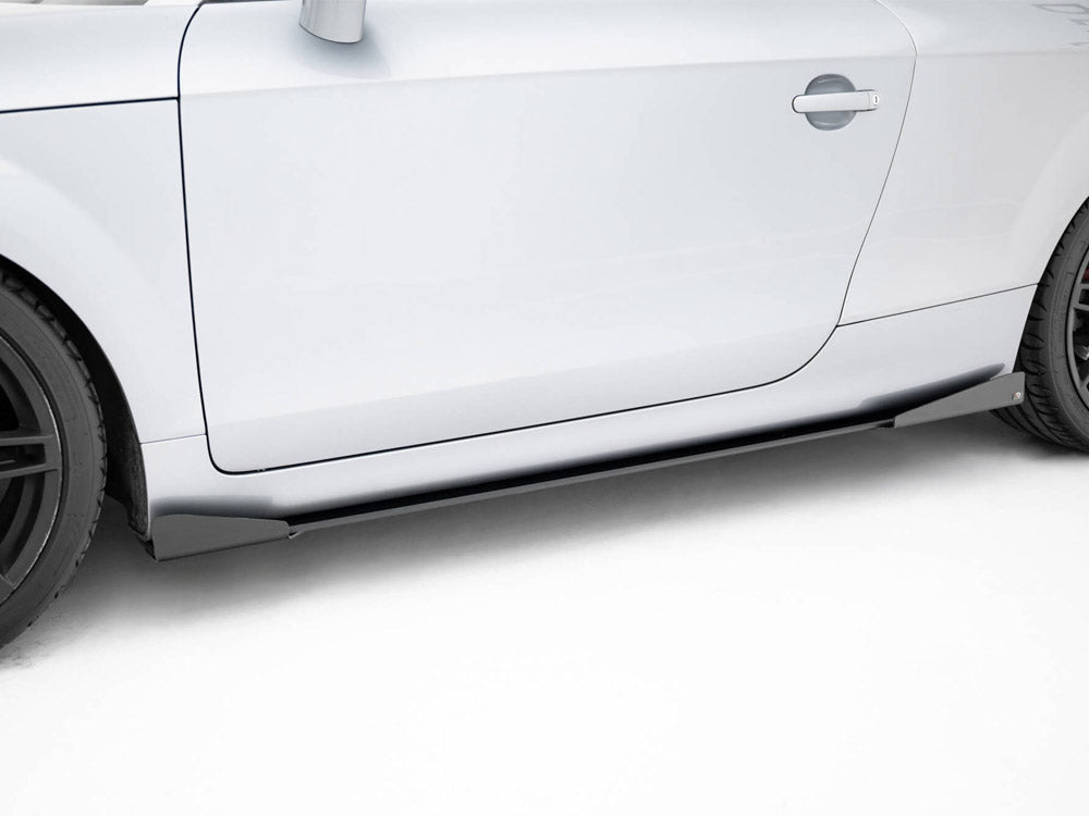 Street PRO Side Skirts Diffusers + Flaps Audi TT S / TT S-Line 8J Facelift