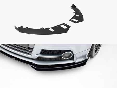 Maxton Design Front Flaps Audi TT S / TT S-Line 8J Facelift - AUTT2SLINECNC-FSF1G - Image 1