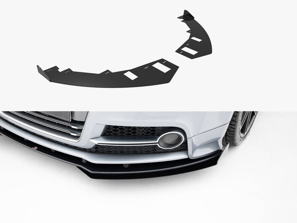 Maxton Design Front Flaps Audi TT S / TT S-Line 8J Facelift - AUTT2SLINECNC-FSF1G - Image 1