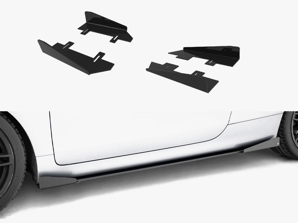 Maxton Design Side Flaps Audi TT S / TT S-Line 8J Facelift - AUTT2SLINECNC-SF1G - Image 1