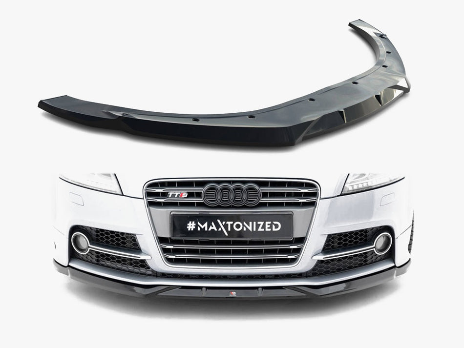 Maxton Design Front Splitter V.2 Audi TT S / TT S-Line 8J Facelift - AU-TT-2-SLINE-FD2G - Image 1