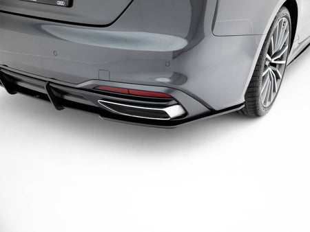 Street PRO Rear Diffuser Audi A5 F5 Facelift - Black-Red