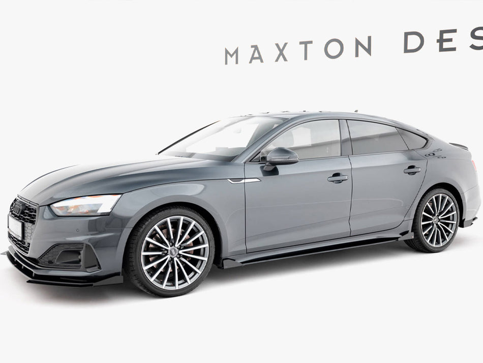 Street PRO Side Skirts Diffusers + Flaps Audi A5 Sportback F5 Facelift