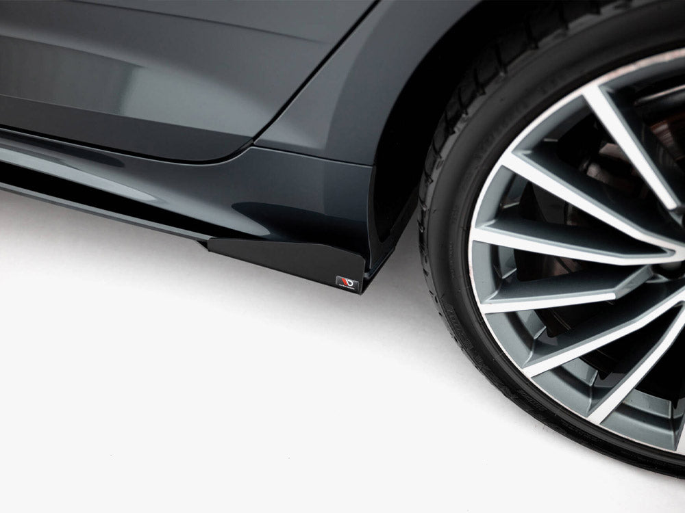 Maxton Design Street PRO Side Skirts Diffusers + Flaps Audi A5 Sportback F5 Facelift - AUA52FSBCNC-SD1B+SF1G - Image 5