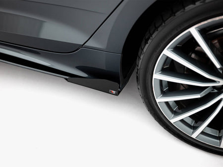 Maxton Design Street PRO Side Skirts Diffusers + Flaps Audi A5 Sportback F5 Facelift - AUA52FSBCNC-SD1B+SF1G - Image 5