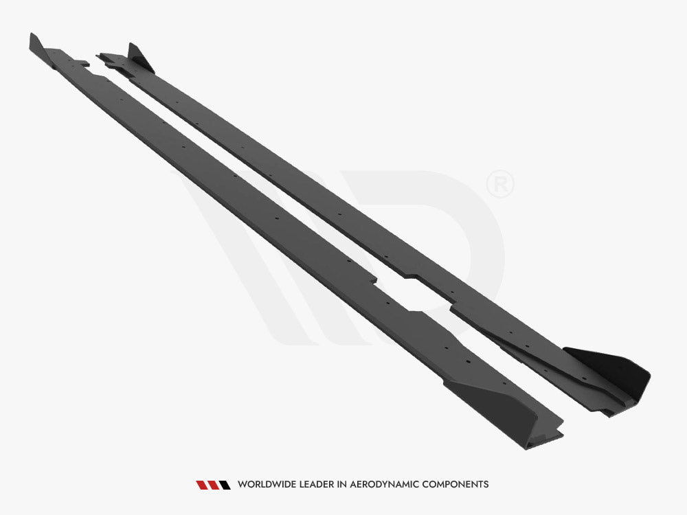 Maxton Design Street PRO Side Skirts Diffusers + Flaps Audi A5 Sportback F5 Facelift - AUA52FSBCNC-SD1B+SF1G - Image 7