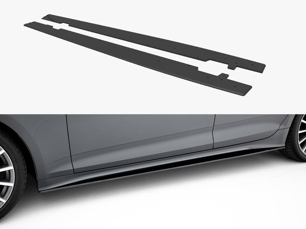 Maxton Design Street PRO Side Skirts Diffusers Audi A5 Sportback F5 Facelift - AUA52FSBCNC-SD1B - Image 1