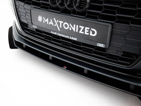 Maxton Design Street PRO Front Splitter + Flaps Audi A5 F5 Facelift - AUA52FSBCNC-FD1B+FSF1G - Image 4