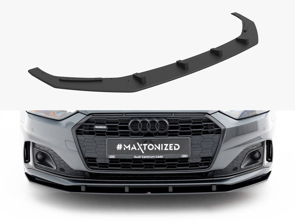 Maxton Design Street PRO Front Splitter Audi A5 F5 Facelift - AUA52FSBCNC-FD1B - Image 1