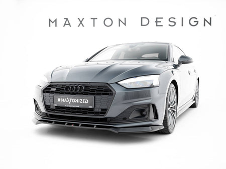 Maxton Design Front Splitter V.2 Audi A5 F5 Facelift - AU-A5-2F-SB-FD2G - Image 2