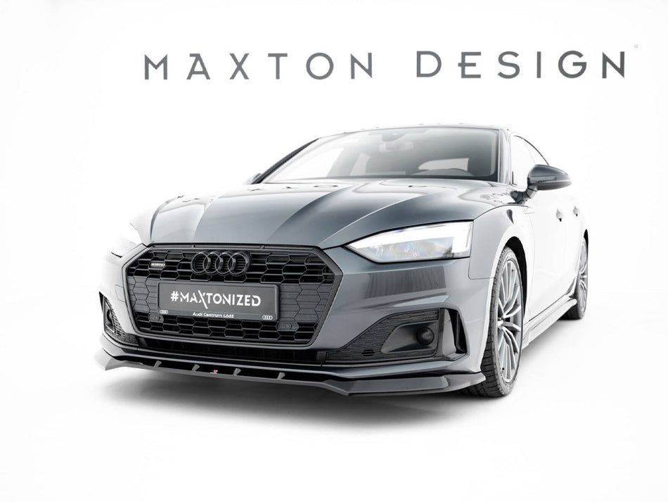Maxton Design Front Splitter V.2 Audi A5 F5 Facelift - AU-A5-2F-SB-FD2G - Image 2