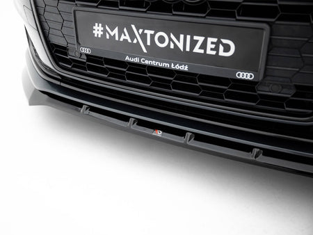 Maxton Design Front Splitter V.2 Audi A5 F5 Facelift - AU-A5-2F-SB-FD2G - Image 4