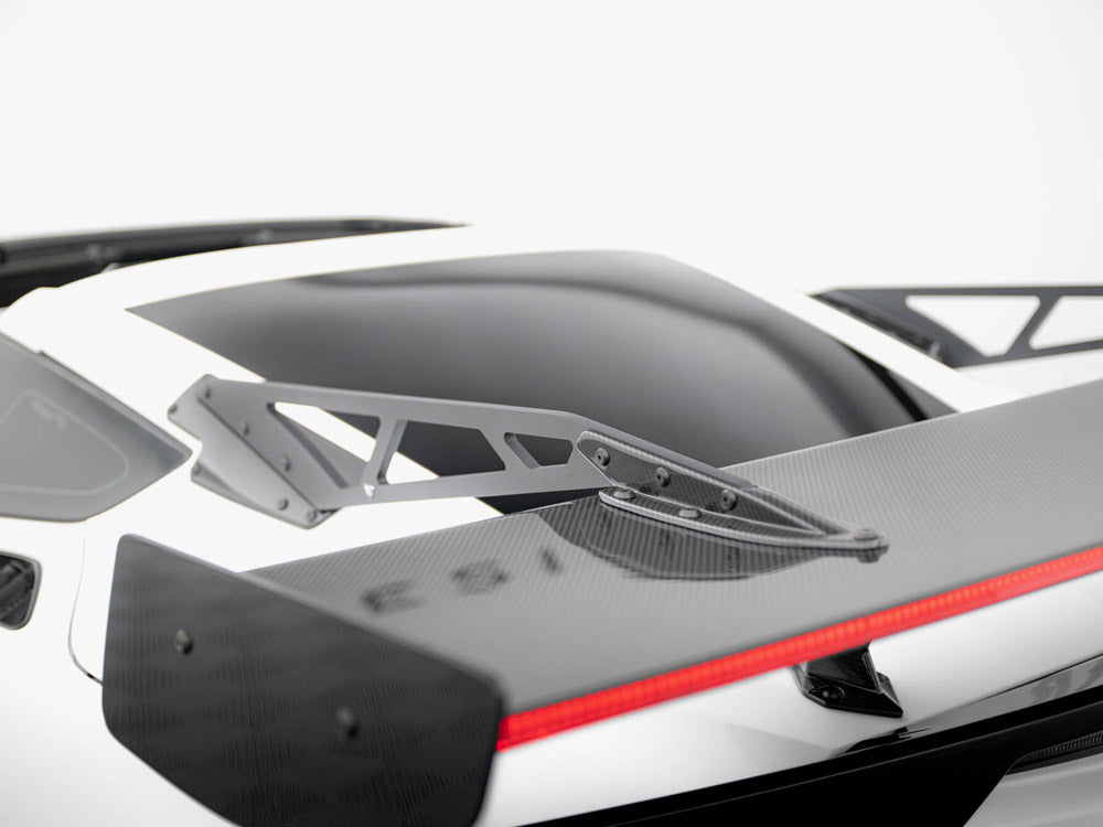 Maxton Design Carbon Spoiler With Upper Swan Mounting + LED Chevrolet Corvette Stingray / Grand Sport C7 - CF-CH-CO-C7-WING4-UPP-245-P+LED - Image 9